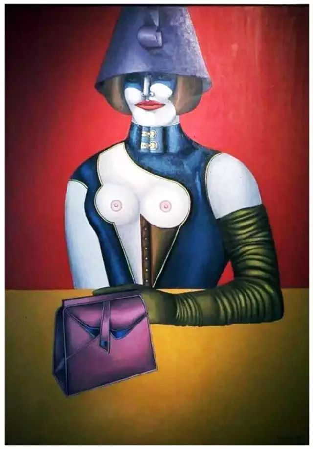 Richard·Lindner 理查德·林德纳 前波普大师绘画作品欣赏 Richard·Lindner 理查德·林德纳 前波普大师绘画作品欣赏