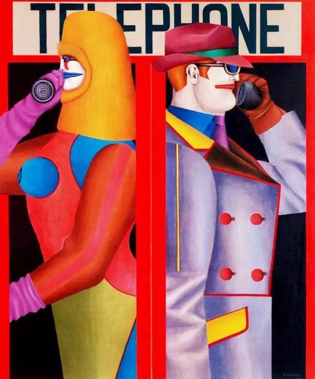 Richard·Lindner 理查德·林德纳 前波普大师绘画作品欣赏 Richard·Lindner 理查德·林德纳 前波普大师绘画作品欣赏