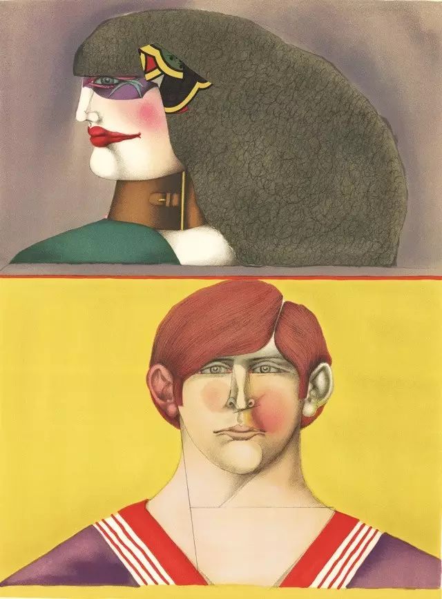 Richard·Lindner 理查德·林德纳 前波普大师绘画作品欣赏 Richard·Lindner 理查德·林德纳 前波普大师绘画作品欣赏
