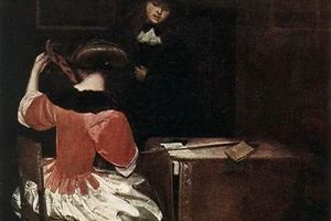 gerard ter borch 杰拉德·特·博尔奇 人物油画作品高清素材下载