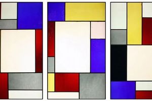 Theo van Doesburg 凡·杜斯堡 抽象油画作品欣赏下载