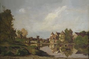 Henri-Joseph Harpignies 亨利·约瑟夫·哈尔皮涅斯 风景油画作品下载