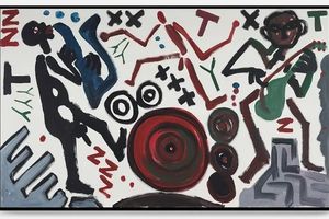 A·R·彭克（A. R. Penck）拉尔夫·温克勒 抽象油画作品欣赏下载