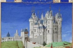 Limbourg brothers 美到极致的欧洲泥金装饰手抄本 林堡兄弟十二个月插画 高清作品下载