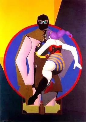 Richard·Lindner 理查德·林德纳 前波普大师绘画作品欣赏 Richard·Lindner 理查德·林德纳 前波普大师绘画作品欣赏