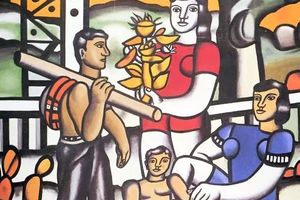 机械立体主义：Fernand Leger 费尔南德·莱热 人物抽象作品欣赏下载