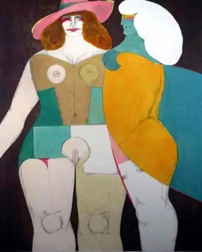Richard·Lindner 理查德·林德纳 前波普大师绘画作品欣赏 Richard·Lindner 理查德·林德纳 前波普大师绘画作品欣赏
