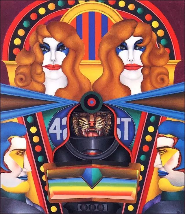 Richard·Lindner 理查德·林德纳 前波普大师绘画作品欣赏 Richard·Lindner 理查德·林德纳 前波普大师绘画作品欣赏