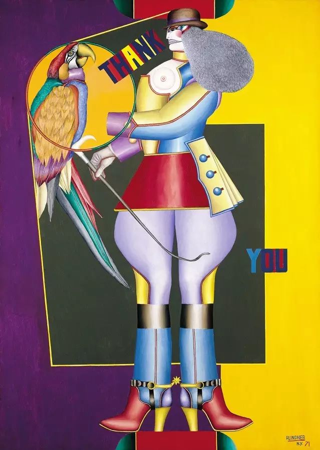 Richard·Lindner 理查德·林德纳 前波普大师绘画作品欣赏 Richard·Lindner 理查德·林德纳 前波普大师绘画作品欣赏