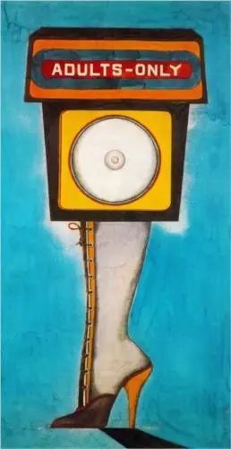 Richard·Lindner 理查德·林德纳 前波普大师绘画作品欣赏 Richard·Lindner 理查德·林德纳 前波普大师绘画作品欣赏
