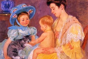 印象派中的女性先驱——Mary Cassatt 玛丽·卡萨特 人物画作打包下载