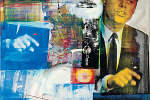 让垃圾成为艺术Robert Rauschenberg 罗伯特·劳森伯格 绘画作品欣赏