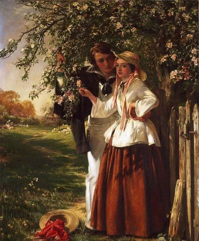 英国画家John Callcott Horsley 约翰·卡尔科特·霍斯利 油画人物作品欣赏 英国画家John Callcott Horsley 约翰·卡尔科特·霍斯利 油画人物作品欣赏