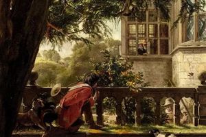 英国画家John Callcott Horsley 约翰·卡尔科特·霍斯利 油画人物作品欣赏
