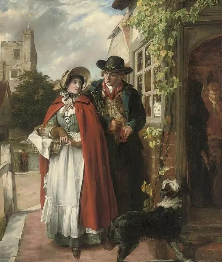 英国画家John Callcott Horsley 约翰·卡尔科特·霍斯利 油画人物作品欣赏 英国画家John Callcott Horsley 约翰·卡尔科特·霍斯利 油画人物作品欣赏