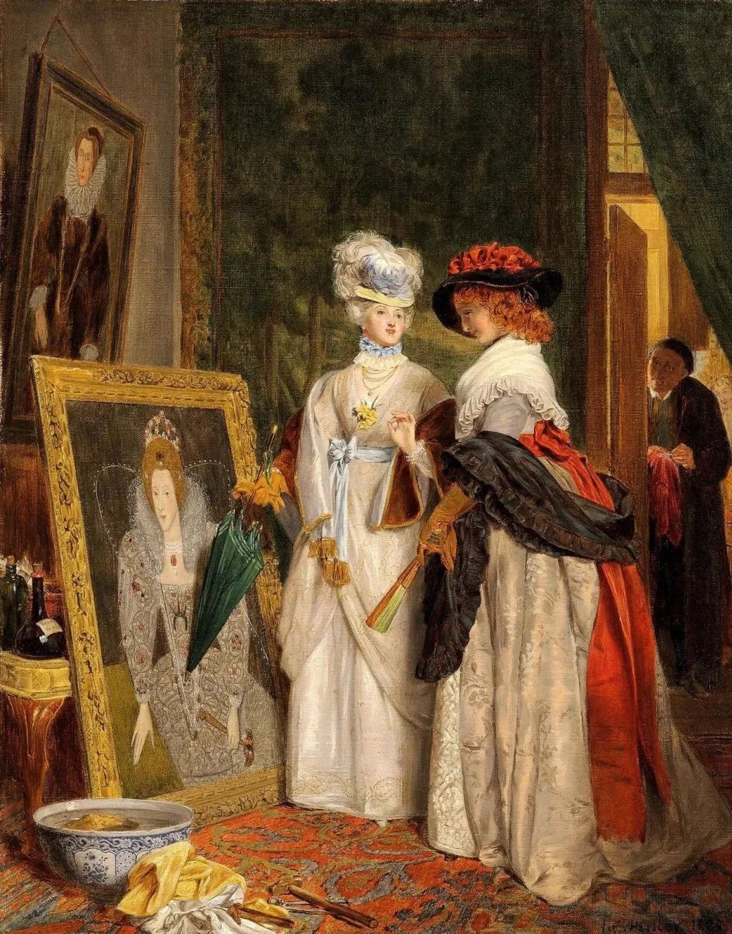 英国画家John Callcott Horsley 约翰·卡尔科特·霍斯利 油画人物作品欣赏 英国画家John Callcott Horsley 约翰·卡尔科特·霍斯利 油画人物作品欣赏