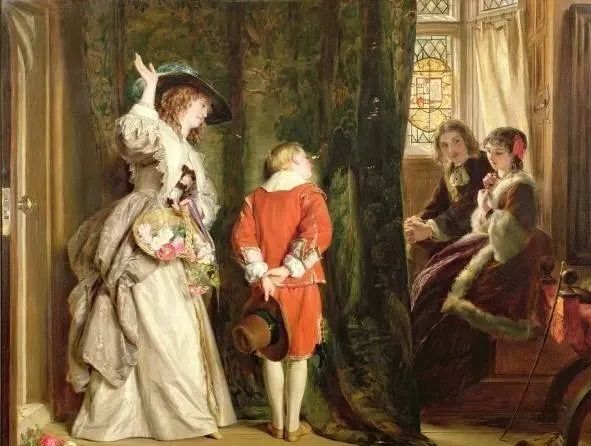 英国画家John Callcott Horsley 约翰·卡尔科特·霍斯利 油画人物作品欣赏 英国画家John Callcott Horsley 约翰·卡尔科特·霍斯利 油画人物作品欣赏