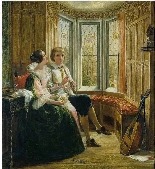 英国画家John Callcott Horsley 约翰·卡尔科特·霍斯利 油画人物作品欣赏 英国画家John Callcott Horsley 约翰·卡尔科特·霍斯利 油画人物作品欣赏